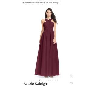Azazie Cabernet Bridesmaid dress